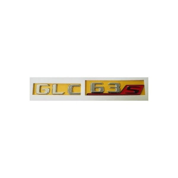 Mercedes GLC 63SCompatible Chrome Emblem Label Nameplate Badge A253 817 67 00