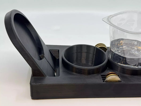 Mercedes W124 E Class Compatible Double Cup Holder Center Console Plug and Play Magsafe Support