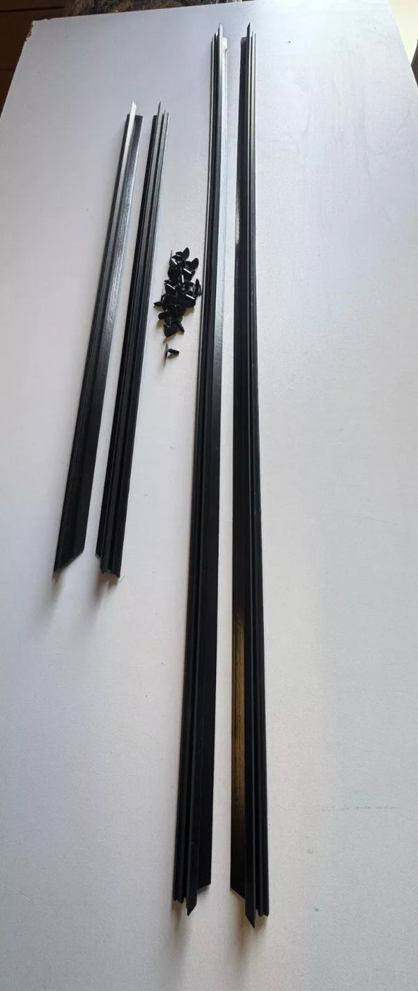 Mercedes W210 Late Sedan 2000-2003 Compatible Door Lower Side Moulding Trim Set A2106900562