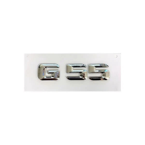 Mercedes G55Compatible Chrome Emblem Label Nameplate Badge A463 817 04 15