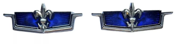 Chevrolet Caprice Classic Brougham LS Compatible Emblem Set 9.0cm - 3.5" BLUE