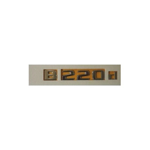 Mercedes B 220D Compatible Chrome Emblem Label Nameplate Badge A247 817 12 00