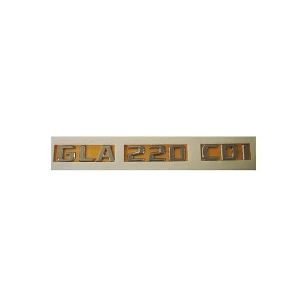 Mercedes GLA 220 CDICompatible Chrome Emblem Label Nameplate Badge A156 817 14 15