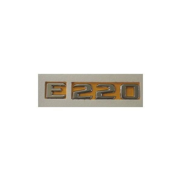 Mercedes E220Compatible Chrome Emblem Label Nameplate Badge A124 817 55 15