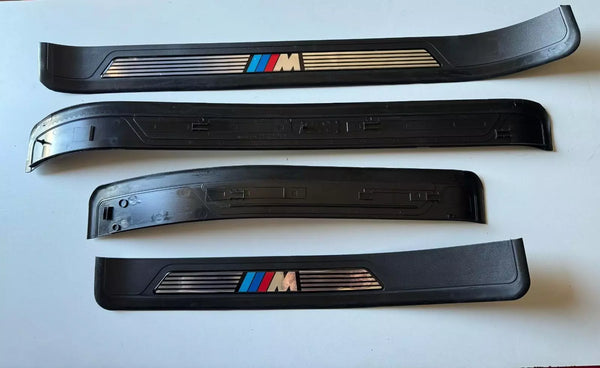 BMW E39 96-03 Compatible Door Sill Cover Protector Plate Set 4 Pieces