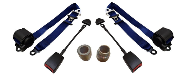 Porsche 911 912 914 356 Compatible 3 Point Seat Belts Pair