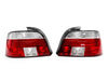 BMW E39 5 Series Sedan tail light set, red and clear