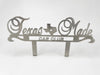 Texas Made Car Club Classic Metal Hot Rod Window Sign 8x15 in