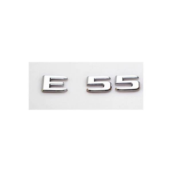 Mercedes E55 Compatible Chrome Emblem Label Nameplate Badge A210 817 24 15