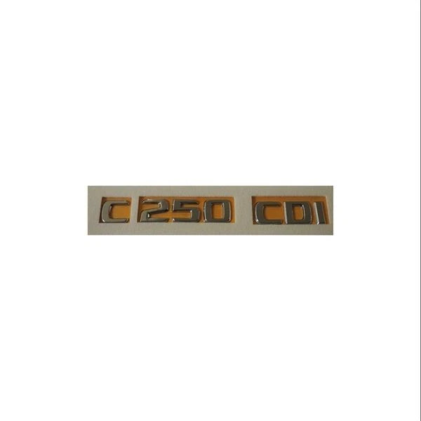 Mercedes C250 CDI Compatible Chrome Emblem Label Nameplate Badge A205 817 09 15