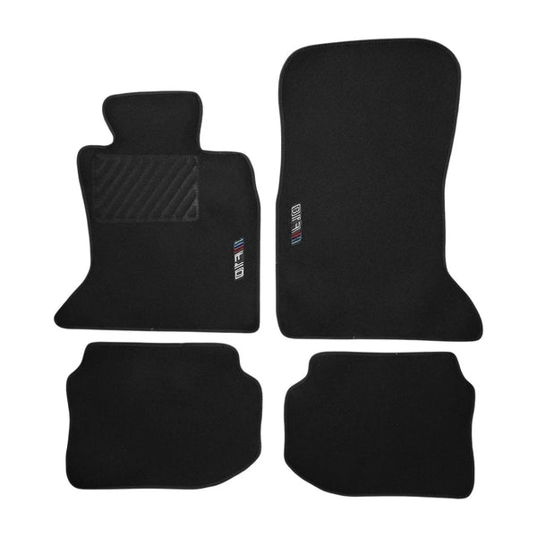 BMW F10 5 Series 2010-2013 Compatible Black Carpet Floor Mat Set