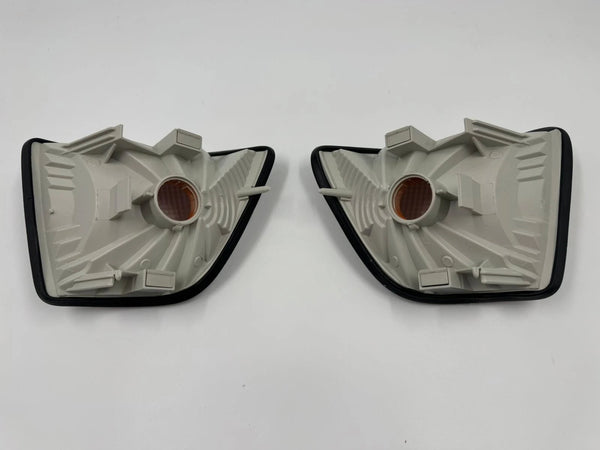 BMW E36 1991-1998 Compatible White Turn Signal Indicator Light Side Marker Set 9403095 9403096