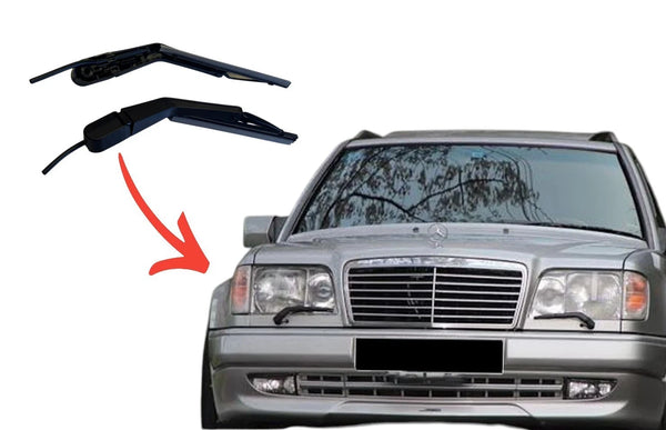 Mercedes W124 C124 A124 S124 Compatible Headlight Wiper Blade 1 Pair Amg 124820024567