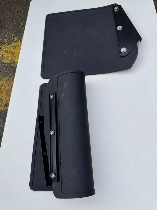 Land Rover Defender 90 110 130 1986-2016 Compatible Galvanized Stainless Steel Mud Flap Front Bracket Set