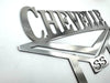 Chevelle SS Club Classic Metal Hot Rod Window Sign Plaque Laser Cut 8x13"