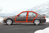 BMW E36 Sedan (1990-2000) Inner Door Seal Gaskets - Full 4-Piece Weatherstrip Set