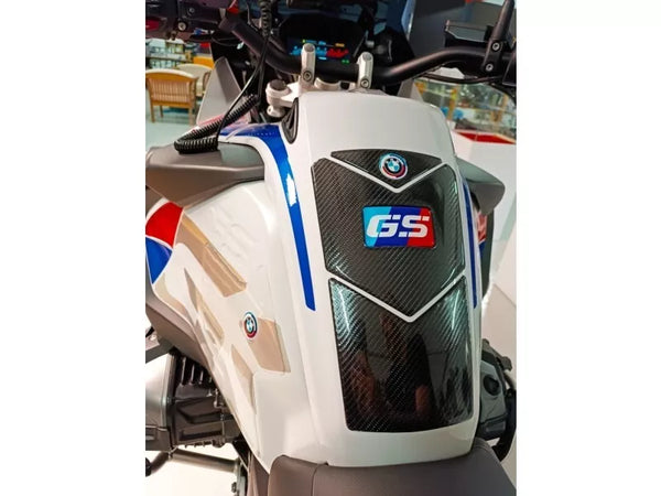 Ducati Panigale Streetfighter V4 V4S 18-24 Compatible 6D Carbon Fiber Tank Pad Sticker Set