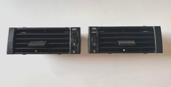 Mercedes W124 Compatible Front Interior Console Vent Grill Trims Left and Right