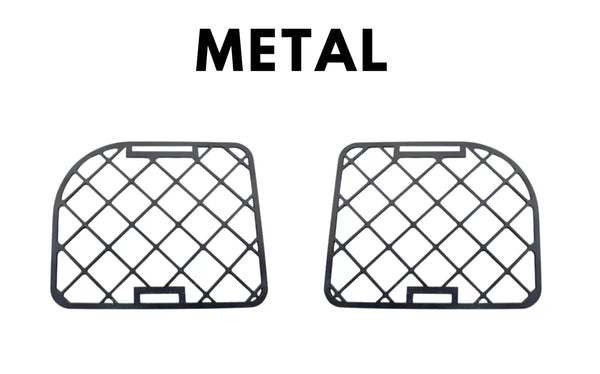 BMW E36 1992-1999 Compatible Bumper Metal Grille Set 2 Pieces