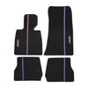 BMW E30 Coupe 1984-1992 Compatible Black Carpet Floor Mat Set M Stripe
