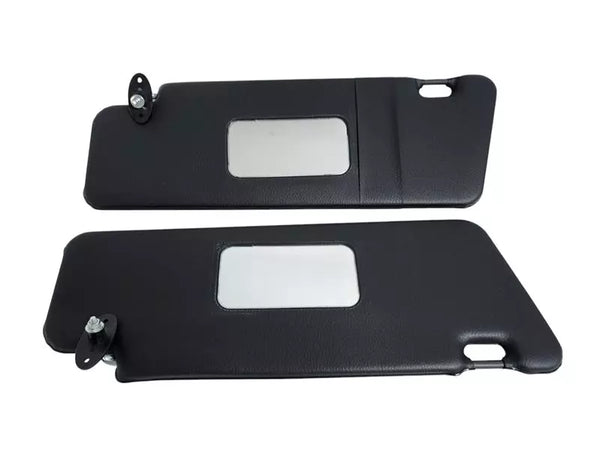 Mercedes W124 / W201 1984-1995 Compatible Sunvisors Set 2 Pieces Left Right Black