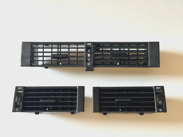Mercedes W124 Compatible Front Interior Console Vent Grill Trims Left Right Center