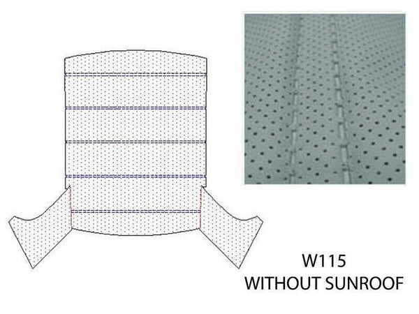 Mercedes W115 W114 Sedan Compatible Roof Ceiling Sky Headliner Without Sunroof Fit Light Gray