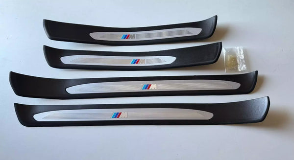 BMW E60 M5 Compatible Door Sill Cover Protector Plate Set 4 Pieces