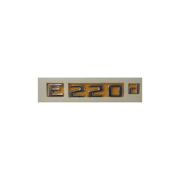 Mercedes E220 DCompatible Chrome Emblem Label Nameplate Badge A213 817 57 00