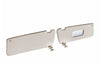 Mercedes R107 SL 1971-1989 Compatible Sunvisor With Clips Set Ivory Color