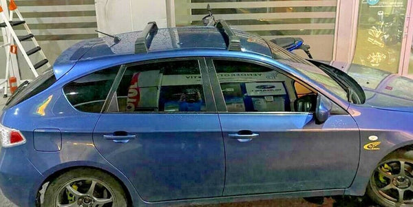 Subaru Levorg STI 2014-2020 Compatible Black Roof Rack Cross Bar Fixed Point Rack Pair