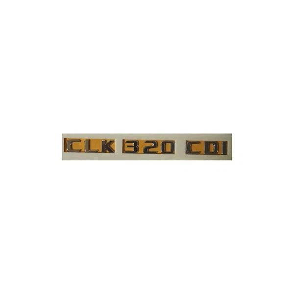 Mercedes CLK 320 CDI Compatible Chrome Emblem Label Nameplate Badge A208 817 03 15