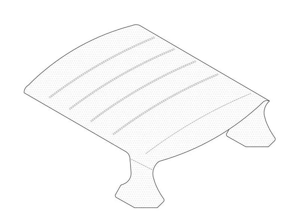 Mercedes W110 190 CompatibleRoof Ceiling Sky Headliner Without Sunroof Fit Cream Color