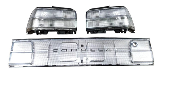 Toyota Corolla Ae100 Ae101 Compatible Albino Tail Lights Set with Reflector New Aftermarket