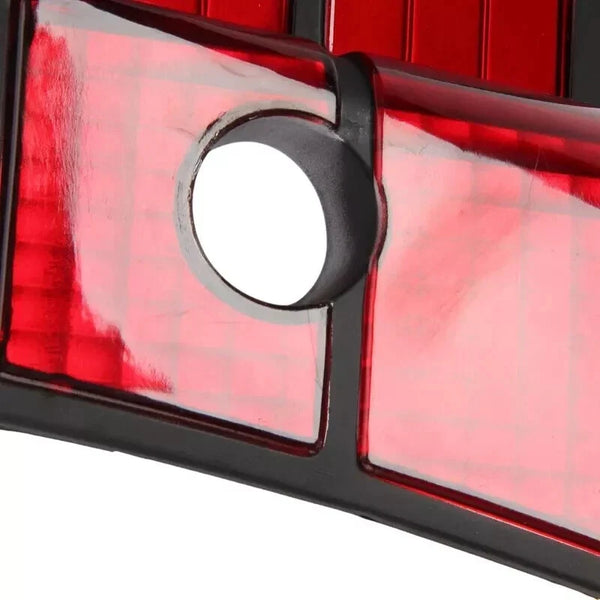 BMW E34 5 Series 1988-1995 Compatible Red License Plate Holder Reflector Bracket Rear