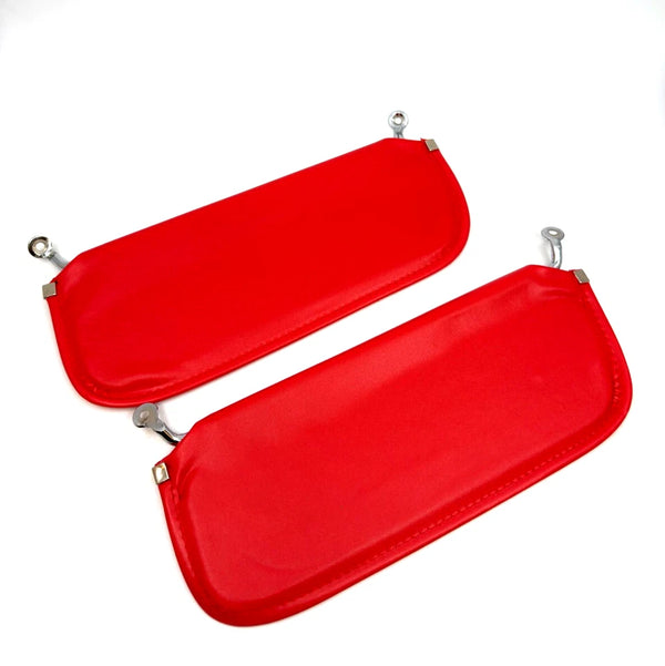 Corvette C3 Stingray 1969-1976 Compatible Sunvisor Set Pair With Bracket L + R 2 Pieces