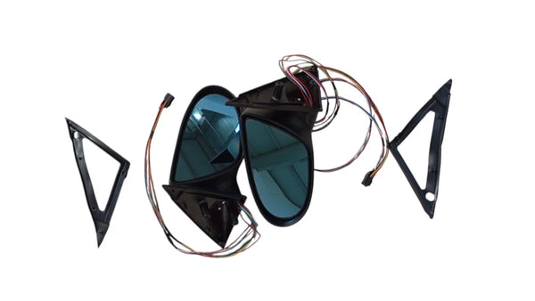 BMW E39 1996-2003 Compatible Complete M6 Style Door Side Folding Mirror Set L+R