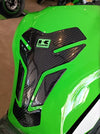 Triumph Compatible Polyurethane 6D Carbon Fiber Tank Pad Sticker Set