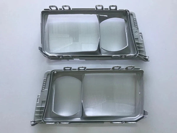Mercedes W201 190 Compatible Headlight Glass For Headlight Right + Left Set