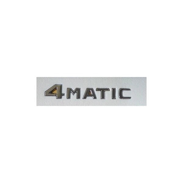 Mercedes 4MATICCompatible Chrome Emblem Label Nameplate Badge A124 817 62 15