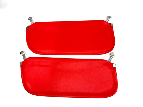 Corvette C3 Stingray 1969-1976 Compatible Sunvisor Set Pair With Bracket L + R 2 Pieces