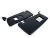 BMW E36 3 Series Sedan 1990β1998 Compatible Black Leatherette Sunvisor Set