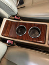 Mercedes W126 SE SEL SEC Compatible Center Console Cup Holder Zebrano