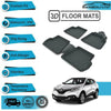 4 Pcs 3D Car Floor Mats Fit For Renault Kadjar 2015-2019