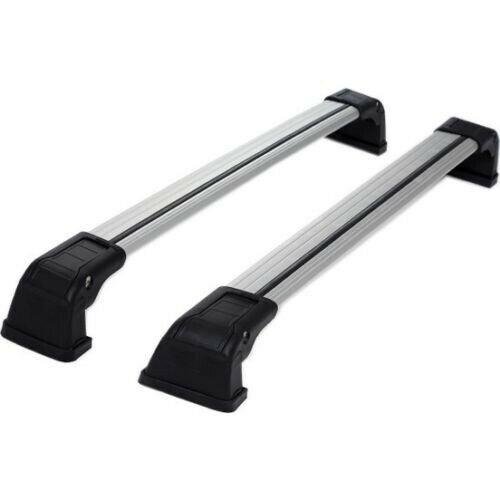 Mazda Mpv 2006-2016 Compatible Silver Roof Rack Cross Bars