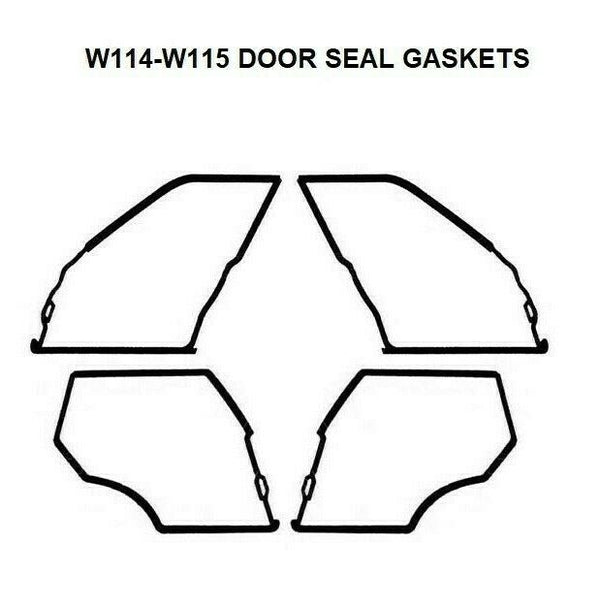 Door Seals Weatherstrip Seal Gaskets Mercedes Benz W114 W115 200 220 230 220D