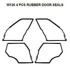 Seals Weatherstrip Seal Gaskets 280S 250Se 280Se 500Se Mercedes Benz W126 4 Door