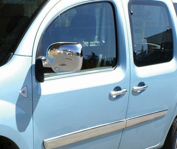 Fit Renault Kangoo 2008-2013 Chrome Mirror Cover Abs