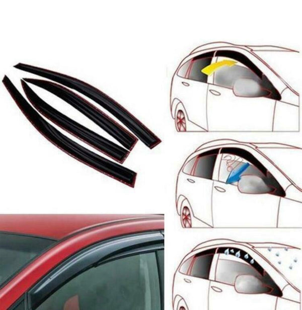 Fit For Vw Golf 3 Sport Style Window Wind Deflector 4 Pcs