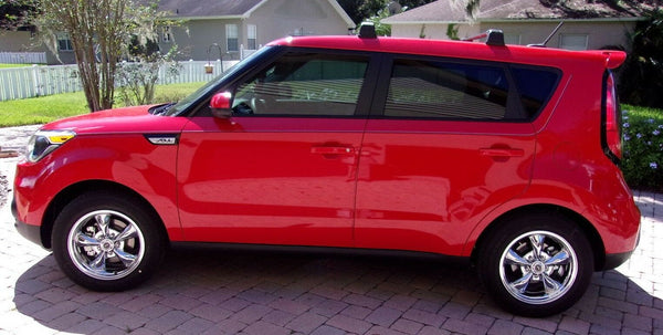 Kia Soul 2014-2019 Compatible Silver Roof Rack Cross Bars